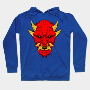 demon oni mask Hoodie